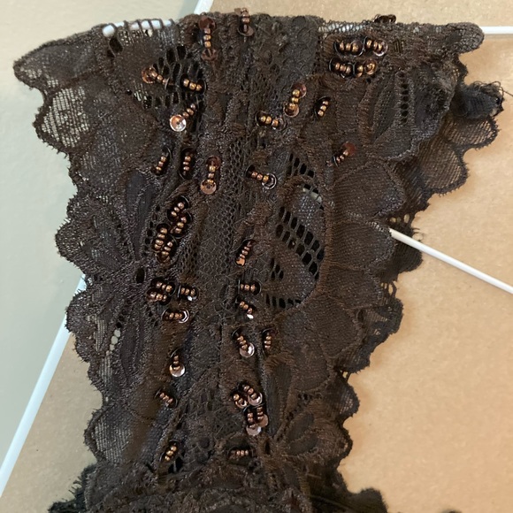 Le chateau Brown Sequin Dress - Picture 3 of 5